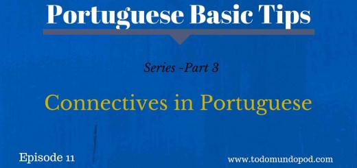 Image of Portuguese Basic tips that ilustrates the episode about Portuguese sentences with connectives