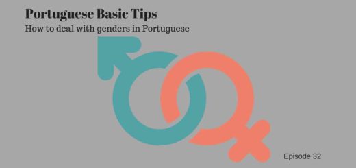 Portuguese grammar to indicate nouns and genders in Portuguese