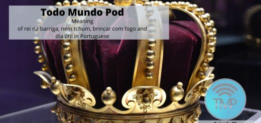 Meaning of rei na barriga, nem tchum, brincar com fogo and dia útil in Portuguese